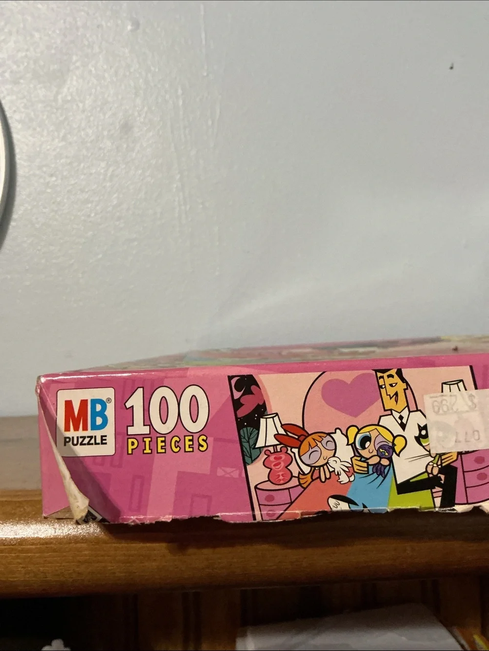 Vintage Cartoon Network Powerpuff Girls & Prof Utonium 100 piece Puzzle Complete